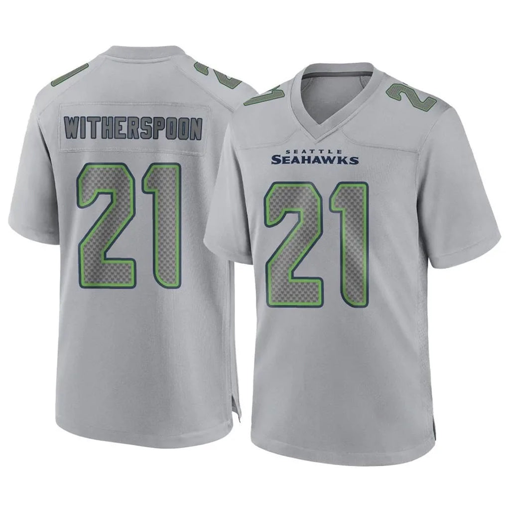 Kooe S.Seahawks #21 Devon Witherspoon Player Gray Atmosphere Fashion Home Game Stitched Jerseys