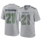 Kooe S.Seahawks #21 Devon Witherspoon Player Gray Atmosphere Fashion Home Game Stitched Jerseys