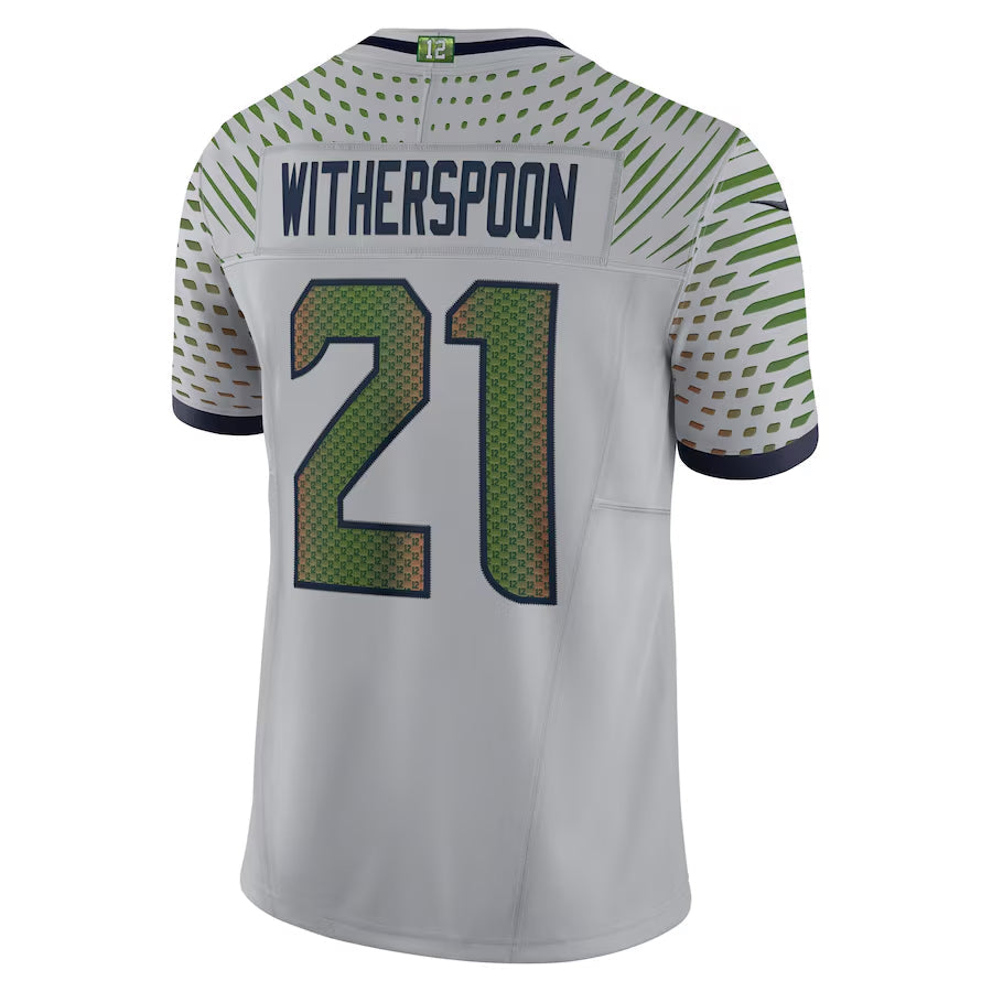 Kooe S.Seahawks #21 Devon Witherspoon Player Gray Rivalries Collection Limited Stitched Jerseys