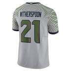 Kooe S.Seahawks #21 Devon Witherspoon Player Gray Rivalries Collection Limited Stitched Jerseys