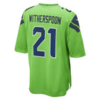 Kooe S.Seahawks #21 Devon Witherspoon Player Green Home Game Stitched Jerseys