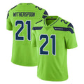 Kooe S.Seahawks #21 Devon Witherspoon Player Green Limited Color Rush Home Game Stitched Jerseys