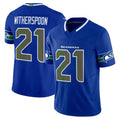 Kooe S.Seahawks #21 Devon Witherspoon Player Royal Rivalries Vapor Limited Home Game Stitched Jerseys