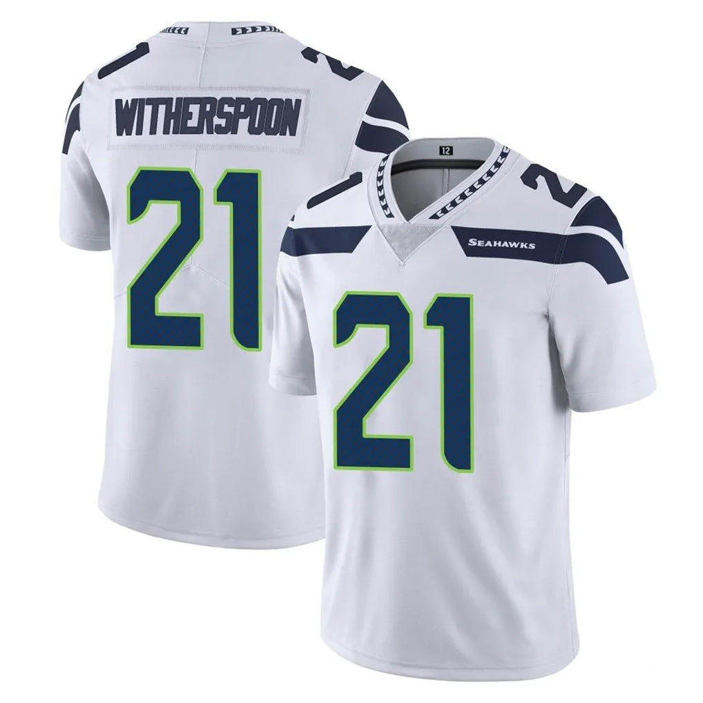 Kooe S.Seahawks #21 Devon Witherspoon Player White Limited Vapor Untouchable Home Game Stitched Jerseys