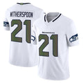 Kooe S.Seahawks #21 Devon Witherspoon Whitel Rivalries Vapor Limited Home Game Stitched Jerseys