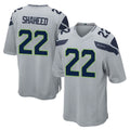Kooe S.Seahawks #22 Rashid Shaheed Player Gray Home Game Stitched Jerseys
