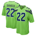 Kooe S.Seahawks #22 Rashid Shaheed Player Green Home Game Stitched Jerseys