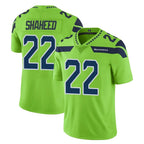 Kooe S.Seahawks #22 Rashid Shaheed Player Green Limited Color Rush Home Game Stitched Jerseys