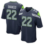 Kooe S.Seahawks #22 Rashid Shaheed Player Navy Home Game Stitched Jerseys