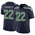 Kooe S.Seahawks #22 Rashid Shaheed Player Navy Limited Vapor F.U.S.E. Home Game Stitched Jerseys