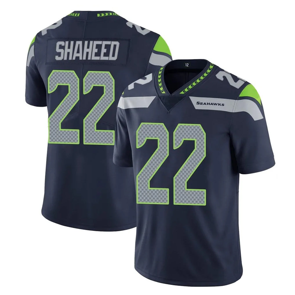 Kooe S.Seahawks #22 Rashid Shaheed Player Navy Limited Vapor Untouchable Home Game Stitched Jerseys
