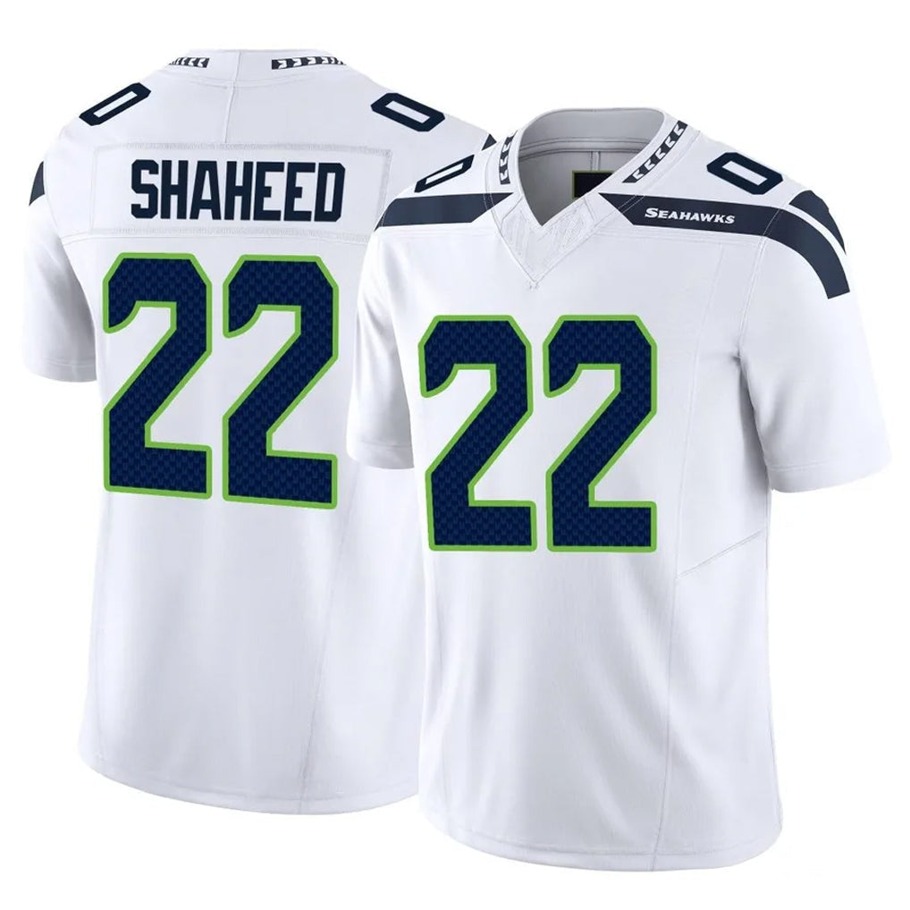 Kooe S.Seahawks #22 Rashid Shaheed Player White Limited Vapor F.U.S.E. Home Game Stitched Jerseys