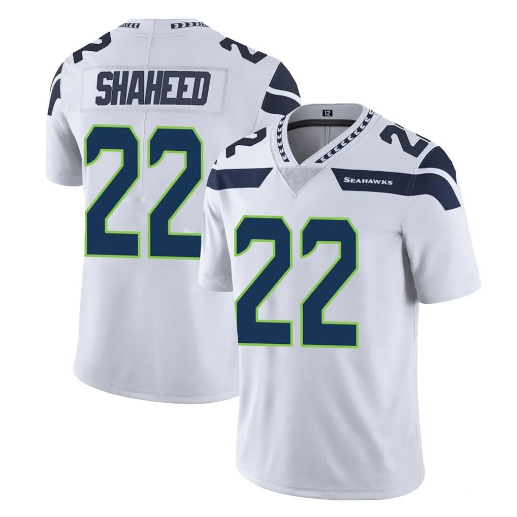 Kooe S.Seahawks #22 Rashid Shaheed Player White Limited Vapor Untouchable Home Game Stitched Jerseys