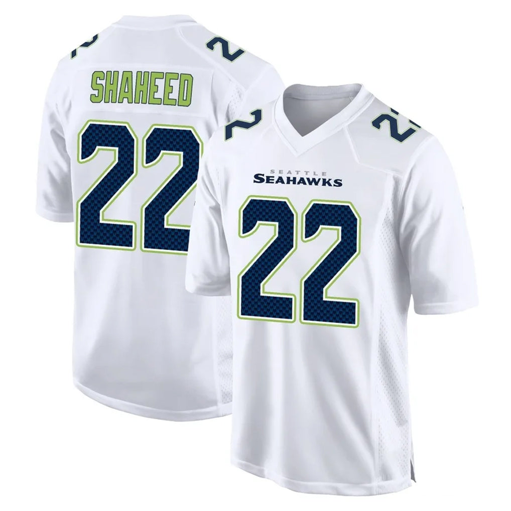 Kooe S.Seahawks #22 Rashid Shaheed Player White Tundra Fashion Home Game Stitched Jerseys