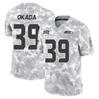 Kooe S.Seahawks #39 Ty Okada Player Arctic Camo Limited Salute To Service Home Game Stitched Jerseys
