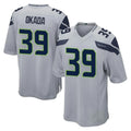 Kooe S.Seahawks #39 Ty Okada Player Gray Home Game Stitched Jerseys