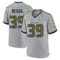 Kooe S.Seahawks #39 Ty Okada Player Grey 2025 Rivalries Collection Home Game Stitched Jerseys
