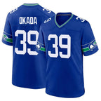 Kooe S.Seahawks #39 Ty Okada Player Royal Throwback Home Game Stitched Jerseys