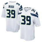 Kooe S.Seahawks #39 Ty Okada Player White Home Game Stitched Jerseys