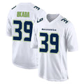 Kooe S.Seahawks #39 Ty Okada Player White Tundra Fashion Home Game Stitched Jerseys