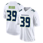 Kooe S.Seahawks #39 Ty Okada Player White Tundra Fashion Home Game Stitched Jerseys