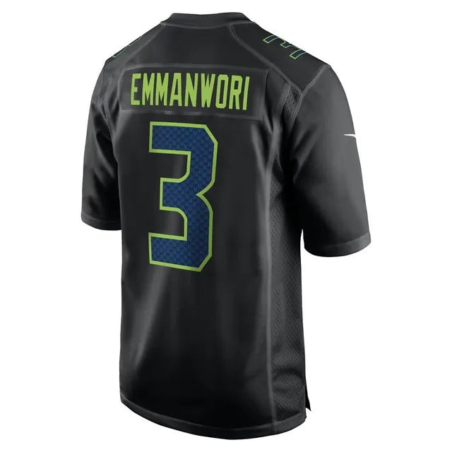 Kooe S.Seahawks #3 Nick Emmanwori Black Fashion Game Jersey