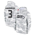 Kooe S.Seahawks #3 Nick Emmanwori Player Arctic Camo Limited Salute to Service Pullover Hoodies Game Stitched Jerseys