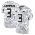Kooe S.Seahawks #3 Nick Emmanwori Player Arctic Camo Salute to Service Limited Football Jerseys