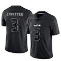 Kooe S.Seahawks #3 Nick Emmanwori Player Black RFLCTV Limited Football Jerseys