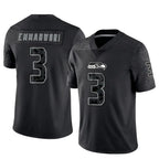 Kooe S.Seahawks #3 Nick Emmanwori Player Black RFLCTV Limited Football Jerseys
