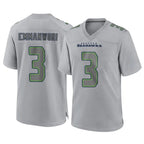 Kooe S.Seahawks #3 Nick Emmanwori Player Gray Atmosphere Fashion Home Game Stitched Jerseys