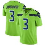 Kooe S.Seahawks #3 Nick Emmanwori Player Green Vapor Limited Football Jerseys