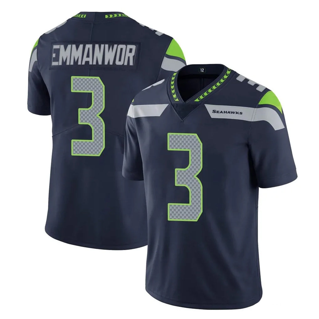 Kooe S.Seahawks #3 Nick Emmanwori Player Navy Limited Vapor Untouchable Home Game Stitched Jerseys