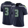 Kooe S.Seahawks #3 Nick Emmanwori Player Navy Vapor F.U.S.E. Limited Football Jerseys