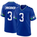 Kooe S.Seahawks #3 Nick Emmanwori Player Royal Game Stitched Jerseys
