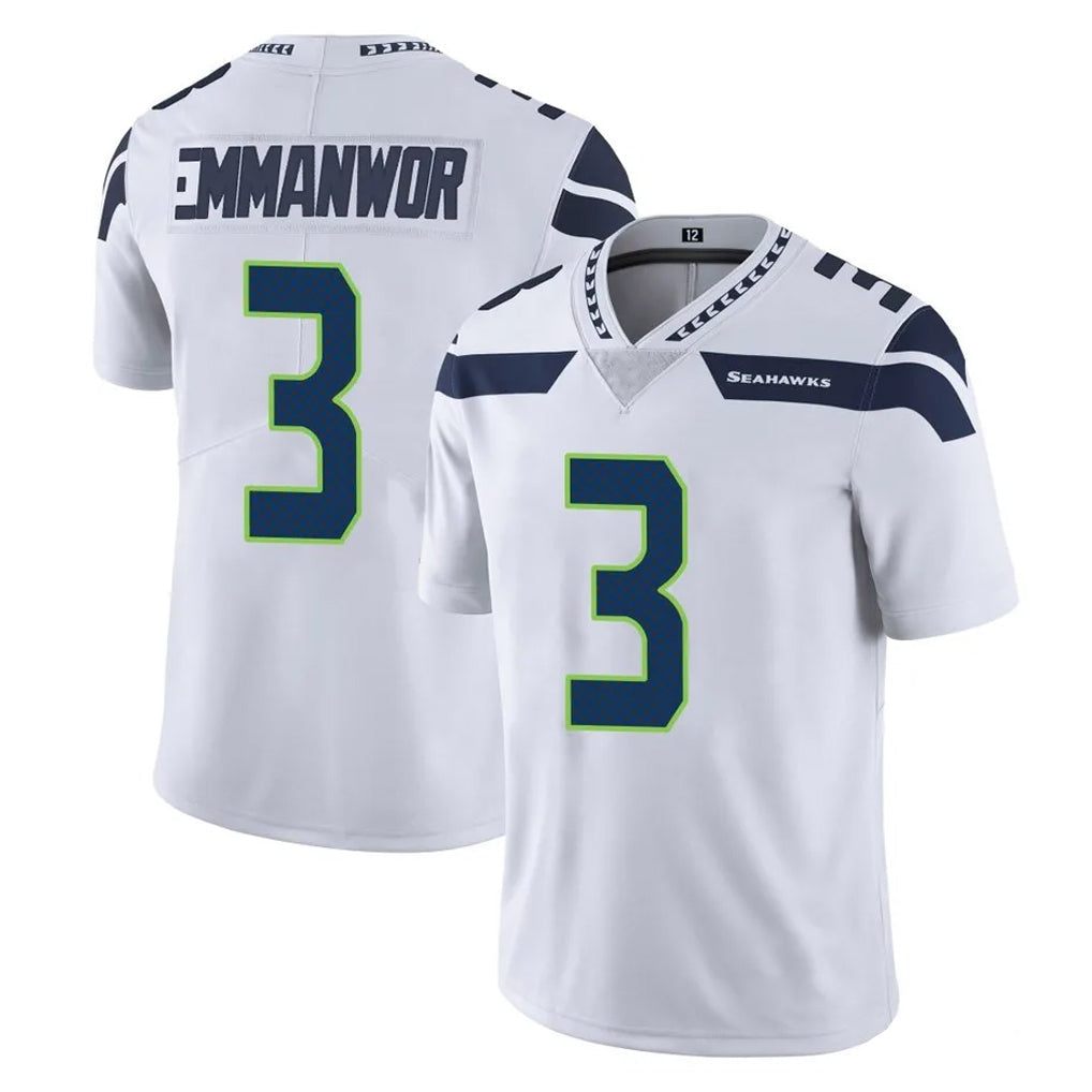 Kooe S.Seahawks #3 Nick Emmanwori Player White Limited Vapor Untouchable Home Game Stitched Jerseys