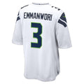 Kooe S.Seahawks #3 Nick Emmanwori Player White Home Game Football Jerseys