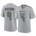 Kooe S.Seahawks #4 Michael Dickson Player Gray Atmosphere Fashion Home Game Stitched Jerseys