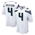Kooe S.Seahawks #4 Michael Dickson Player White Home Game Stitched Jerseys