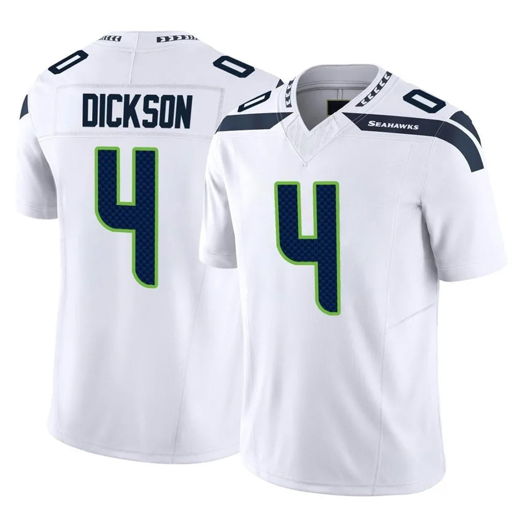 Kooe S.Seahawks #4 Michael Dickson Player White Limited Vapor F.U.S.E. Home Game Stitched Jerseys