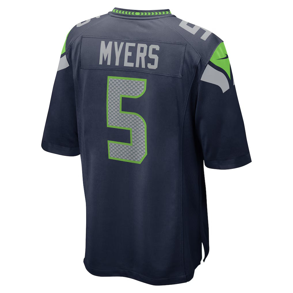Kooe S.Seahawks #5 Jason Myers Game College Navy Stitched Jerseys