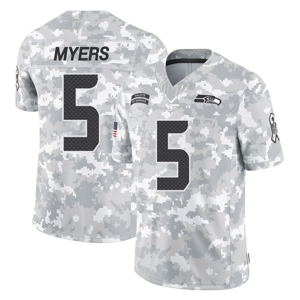 Kooe S.Seahawks #5 Jason Myers Player Arctic Camo Limited Salute To Service Home Game Stitched Jerseys
