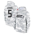 Kooe S.Seahawks #5 Jason Myers Player Arctic Camo Limited Salute to Service Pullover Hoodies Game Stitched Jerseys
