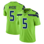 Kooe S.Seahawks #5 Jason Myers Player Green Limited Color Rush Home Game Stitched Jerseys