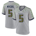 Kooe S.Seahawks #5 Jason Myers Player Grey 2025 Rivalries Collection Home Game Stitched Jerseys