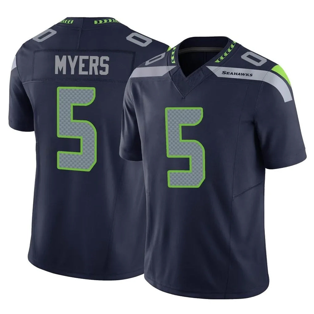 Kooe S.Seahawks #5 Jason Myers Player Navy Limited Vapor F.U.S.E. Home Game Stitched Jerseys