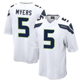 Kooe S.Seahawks #5 Jason Myers Player White Home Game Stitched Jerseys