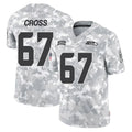 Kooe S.Seahawks #67 Charles Cross Player Arctic Camo Limited Salute To Service Home Game Stitched Jerseys