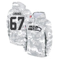 Kooe S.Seahawks #67 Charles Cross Player Arctic Camo Limited Salute to Service Pullover Hoodies Game Stitched Jerseys