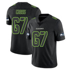Kooe S.Seahawks #67 Charles Cross Player Black Impact Limited Home Game Stitched Jerseys